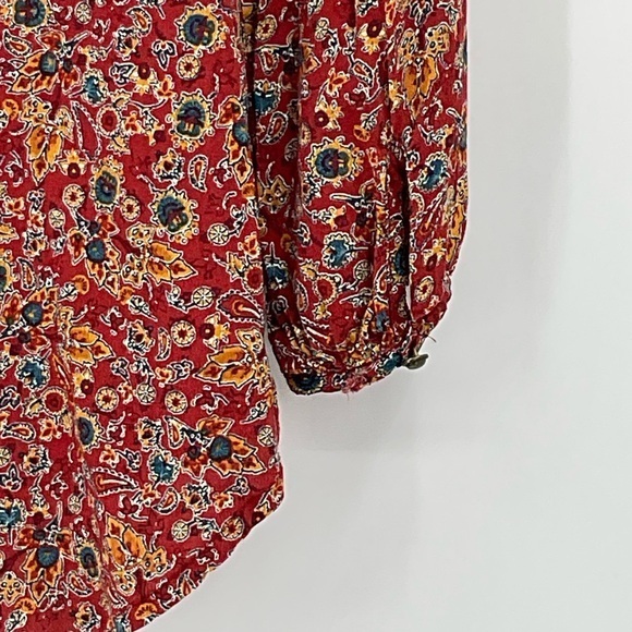 Daytrip Floral Print Dolman Top Size Medium P9 - Picture 4 of 6